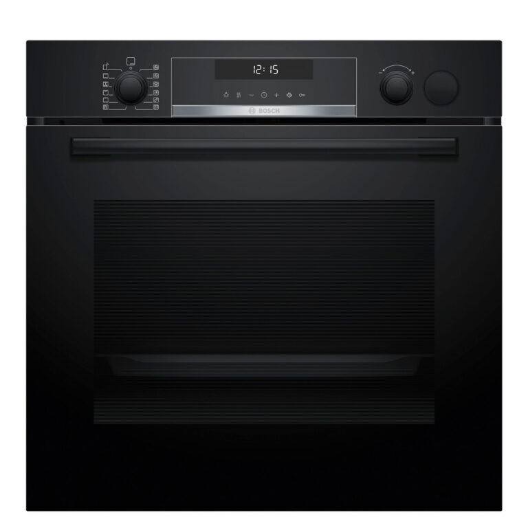 Bosch HRG578BB7 Serie 6 indbygningsovn med dampfunktion, 60 Ã 60 cm, sort